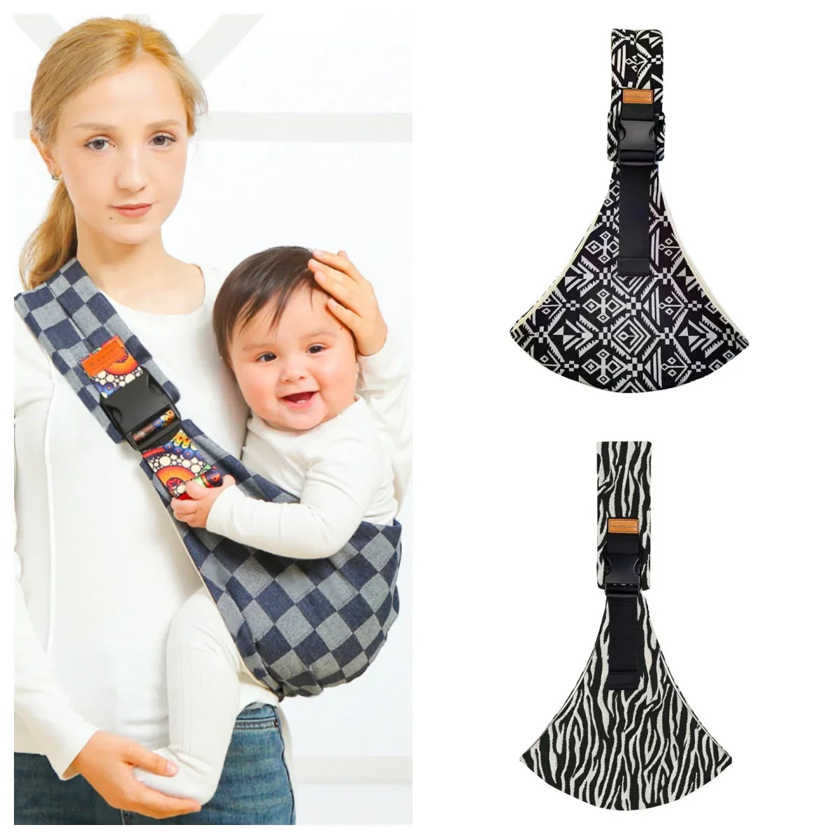 Porte-Bébé Zèbre Dos