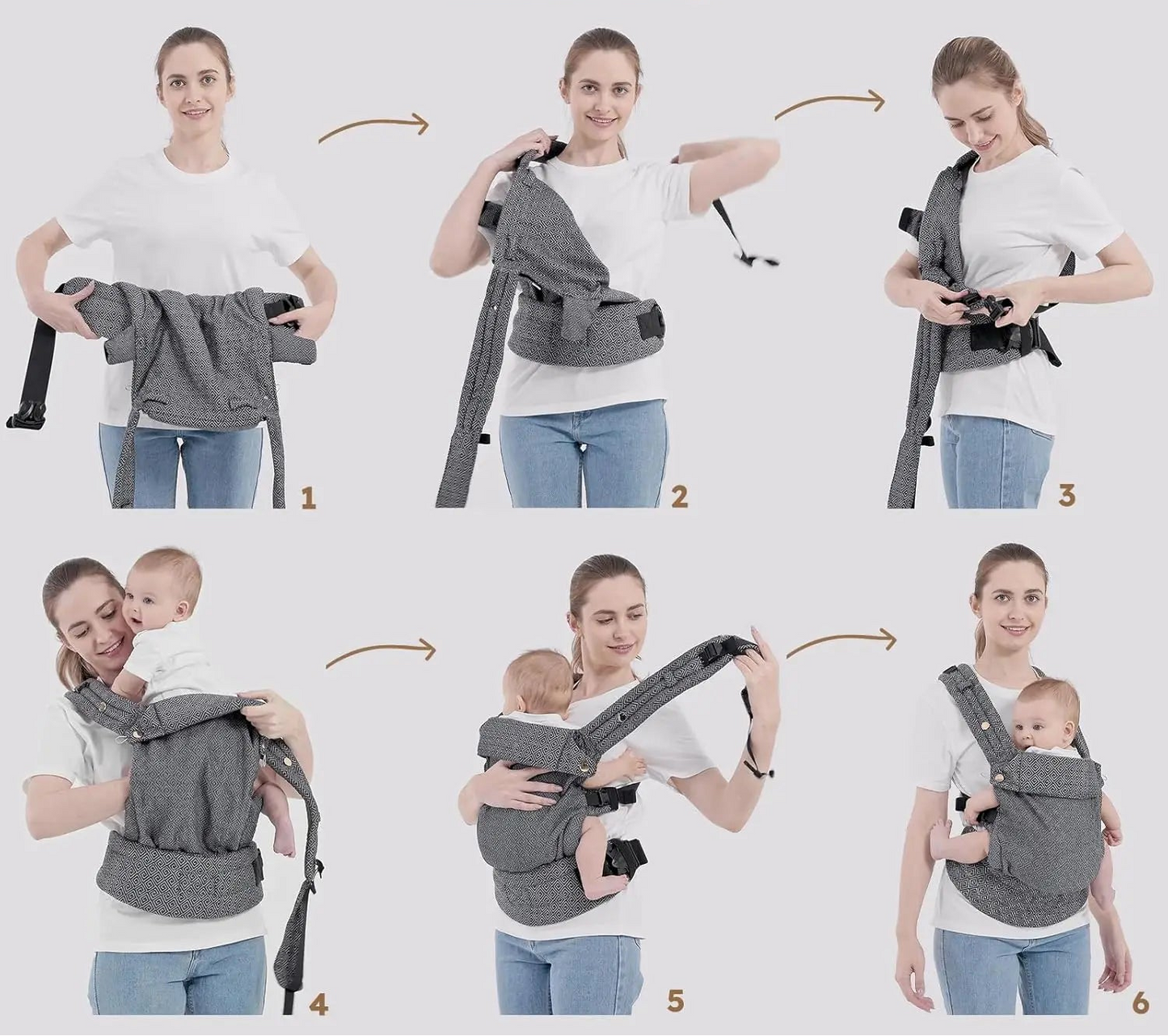 Porte-Bébé Mei Tai Hanche 
