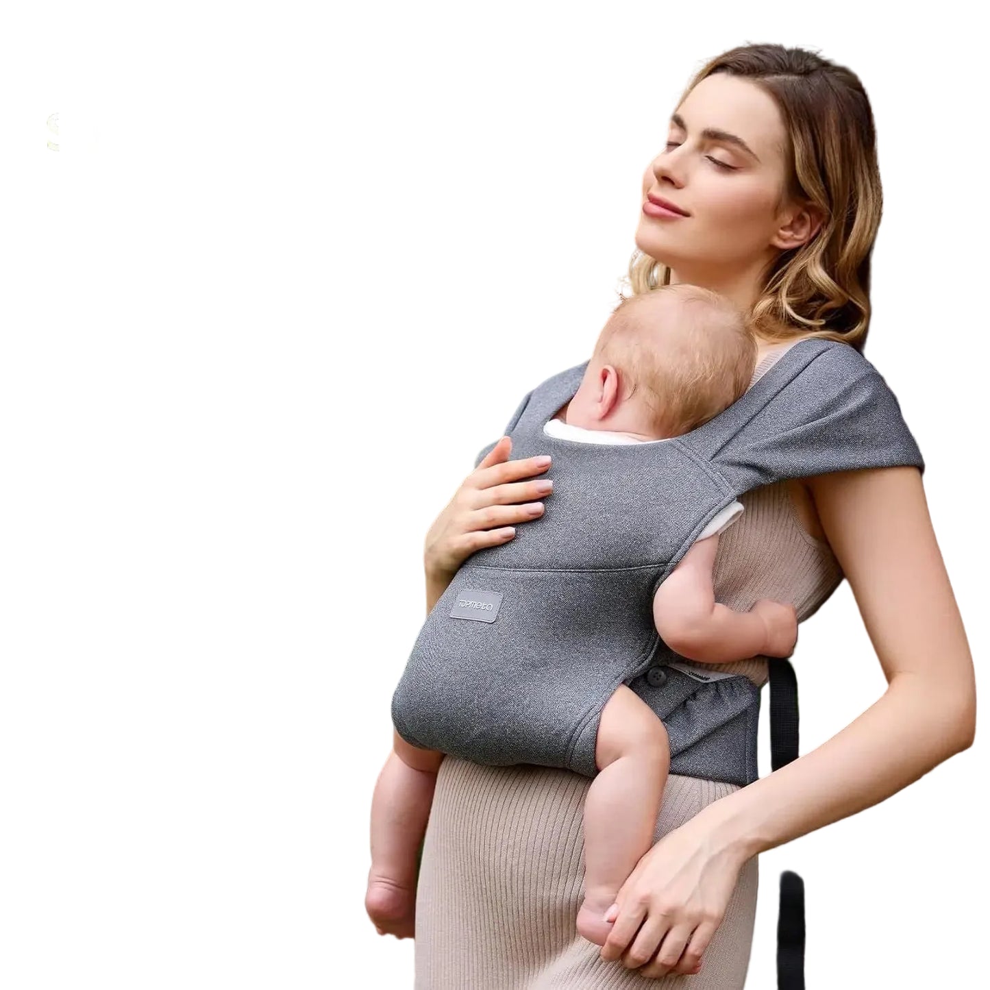 Porte-Bébé Physiologique Gris 