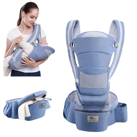 Porte-Bébé Physiologique Bleu 