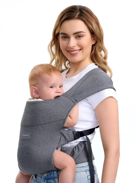 Porte-Bébé Physiologique Gris 